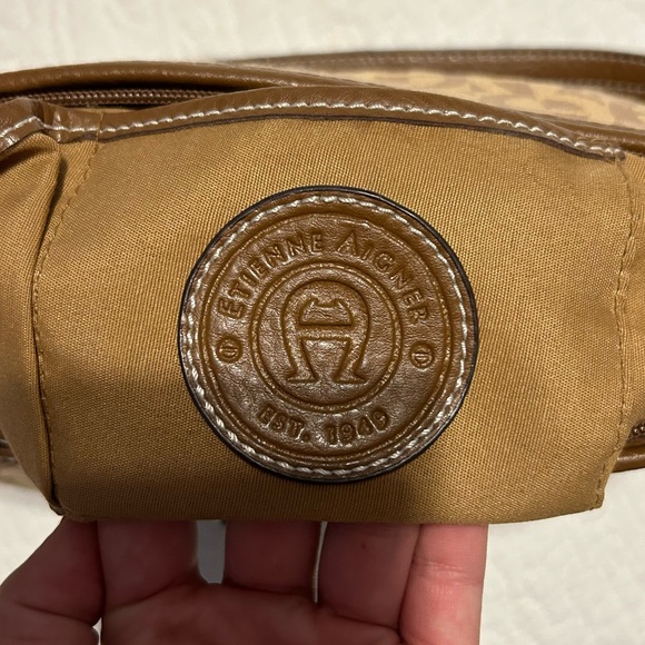 ETIENNE AIGNER - Women’s Fabric Logo Handbag - Picture 9 of 10